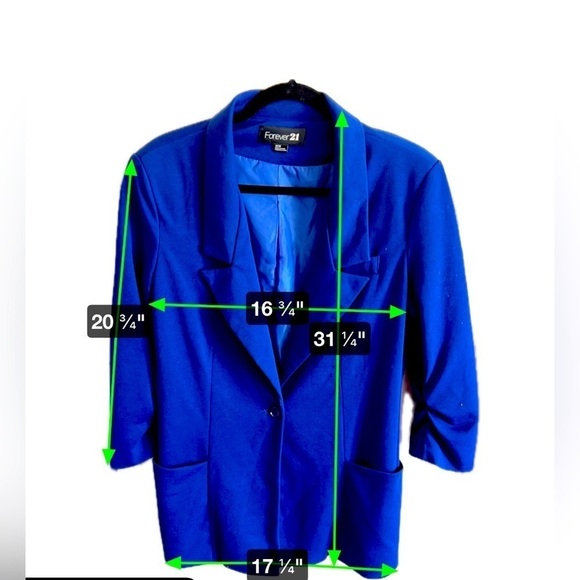 Forever 21 Royal blue blazer - Picture 3 of 5